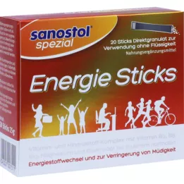 SANOSTOL špeciálne energetické tyčinky, 20 ks