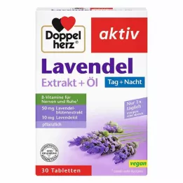 DOPPELHERZ Levanduľový extrakt+olejové tablety, 30 ks