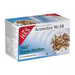 H&amp;S filtračné vrecká na črevný liečivý čaj, 20X2,0 g