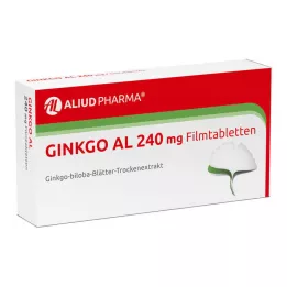 GINKGO AL 240 mg filmom obalené tablety, 60 ks