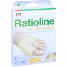 RATIOLINE Tlaková ochranná podložka Hallux valgus veľkosť M, 1 kus