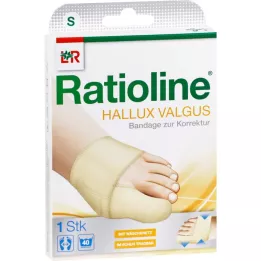 RATIOLINE Hallux valgus bandáž na korekciu veľkosti S, 1 kus