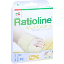 RATIOLINE Hallux valgus bandáž na korekciu veľkosti M, 1 kus