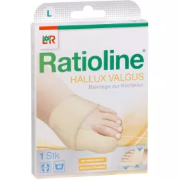 RATIOLINE Hallux valgus bandáž na korekciu veľkosti L, 1 kus