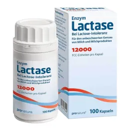Laktáza 12 000 FCC kapsúl, 100 kusov