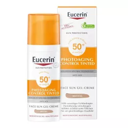 EUCERIN Sun CC Krémová tónovaná stredná LSF 50+, 50 ml