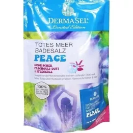 DERMASEL Soľ do kúpeľa z Mŕtveho mora + limitovaná edícia Peace, 1 str