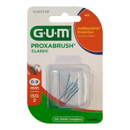 GUM Náhradné kefy Proxabrush Classic 0,9 mm, 8 kusov