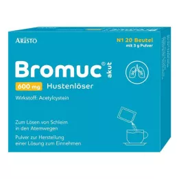 BROMUC akútna 600 mg tabletka na vykašliavanie kašľa na perorálne podanie, 20 ks