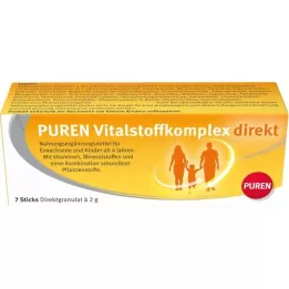 PUREN Priame granule komplex vitálnych látok, 7 kusov