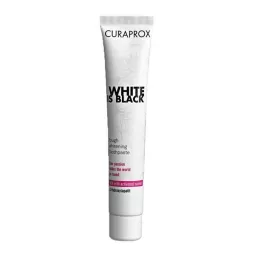 CURAPROX white je zubná pasta z čierneho uhlia, 90 ml