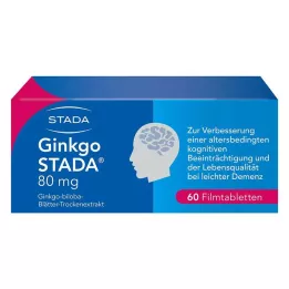 GINKGO STADA 80 mg filmom obalené tablety, 60 ks