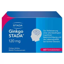 GINKGO STADA 120 mg filmom obalené tablety, 60 ks