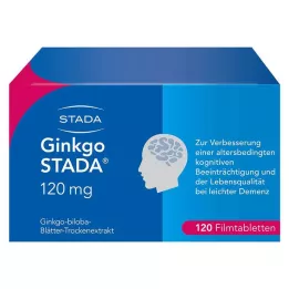 GINKGO STADA 120 mg filmom obalené tablety, 120 ks