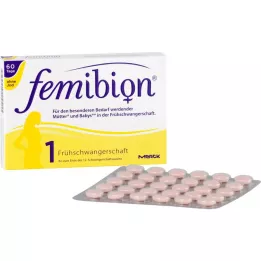 FEMIBION Gravidita 1 D3+800 μg folátu bez jódu, 60 ks