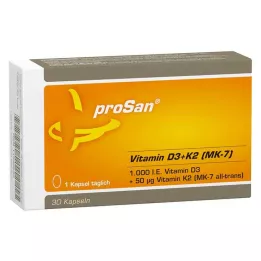 PROSAN Vitamín D3+K2 MK-7 kapsúl, 30 ks