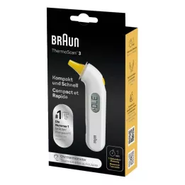 BRAUN THERMOSCAN 3 infračervené ušné teplomery, 1 ks