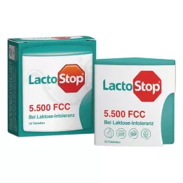 LACTOSTOP 5 500 FCC Zásobník na tablety, 50 ks