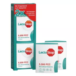 LACTOSTOP 5 500 FCC dávkovač kliknutia na tablety Dop.Pa., 2X120 St