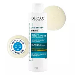 VICHY DERCOS ultra-senzitívny šampón na suchú pokožku hlavy, 200 ml
