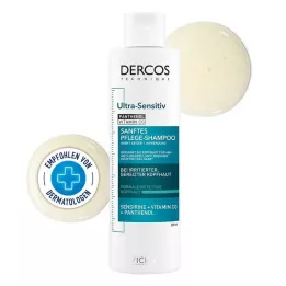 VICHY DERCOS ultrasenzitívny šampón na mastnú pokožku hlavy, 200 ml