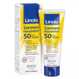 LINOLA Pleťové mlieko na opaľovanie LSF 50, 100 ml