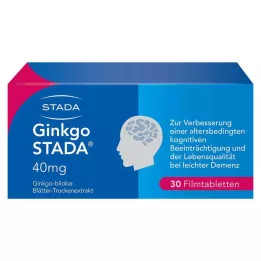 GINKGO STADA 40 mg filmom obalené tablety, 30 ks