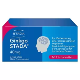 GINKGO STADA 40 mg filmom obalené tablety, 60 ks