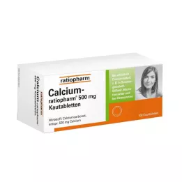 CALCIUM-RATIOPHARM 500 mg žuvacie tablety, 100 ks