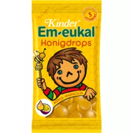 EM EUKAL Detské medové kvapky mučenka s obsahom cukru, 75 g