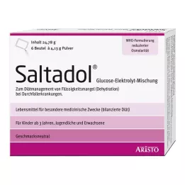 SALTADOL Elektrolytový prášok na perorálne použitie, 6 ks