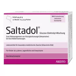 SALTADOL Elektrolytový prášok na perorálne použitie, 12 ks