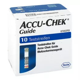 ACCU-CHEK Vodiace testovacie prúžky, 1X10 ks