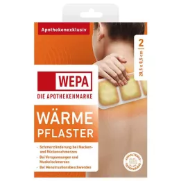 WÄRMEPFLASTER Krk/chrbát 8,5x28,5 cm WEPA, 2 kusy
