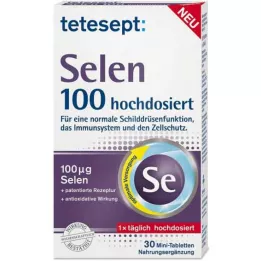 TETESEPT Selén 100 vysokých dávok filmom obalených tabliet, 30 ks