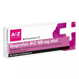 IBUPROFEN AbZ 400 mg akútne filmom obalené tablety, 20 ks
