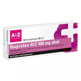 IBUPROFEN AbZ 400 mg akútne filmom obalené tablety, 10 ks