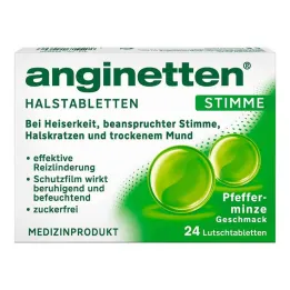 Anginetten hlasové pastilky, 24 tabliet