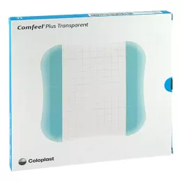 COMFEEL Priehľadný hydrokoloidný konektor Plus 15x15 cm, 5 ks