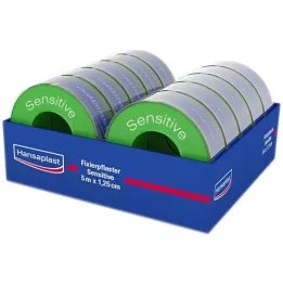 HANSAPLAST Fixierpfl.Sensitive 1,25 cm x 5 m ťah, 1 kus