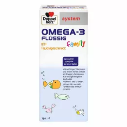 DOPPELHERZ Tekutý systém Omega-3, 250 ml