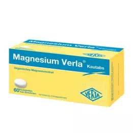 MAGNESIUM VERLA Žuvacie tablety, 60 kusov