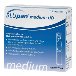 BLUPAN stredné UD očné kvapky, 20X0,35 ml