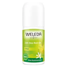 WELEDA Citrusový 24h deodorant Roll-on, 50 ml