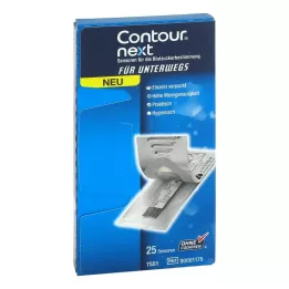 CONTOUR Testovacie prúžky Next Sensors jednotlivo balené, 25 ks