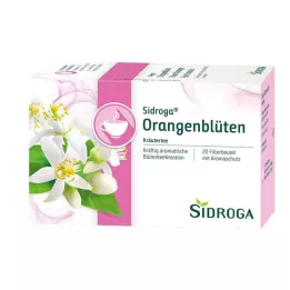 SIDROGA Filtračné vrecká na čaj z pomarančových kvetov, 20X1,2 g