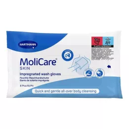 MOLICARE SKIN Rukavice na pranie, 8 kusov