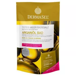 DERMASEL Soľ do kúpeľa z Mŕtveho mora + arganový olej, 1 P