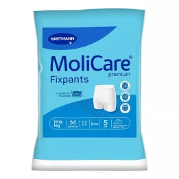 MOLICARE Prémiové fixačné nohavice s dlhými nohavicami veľkosť M, 5 kusov
