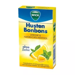 WICK Citrón & prírodný mentolový cukrík bez cukru Clickbox, 46 g